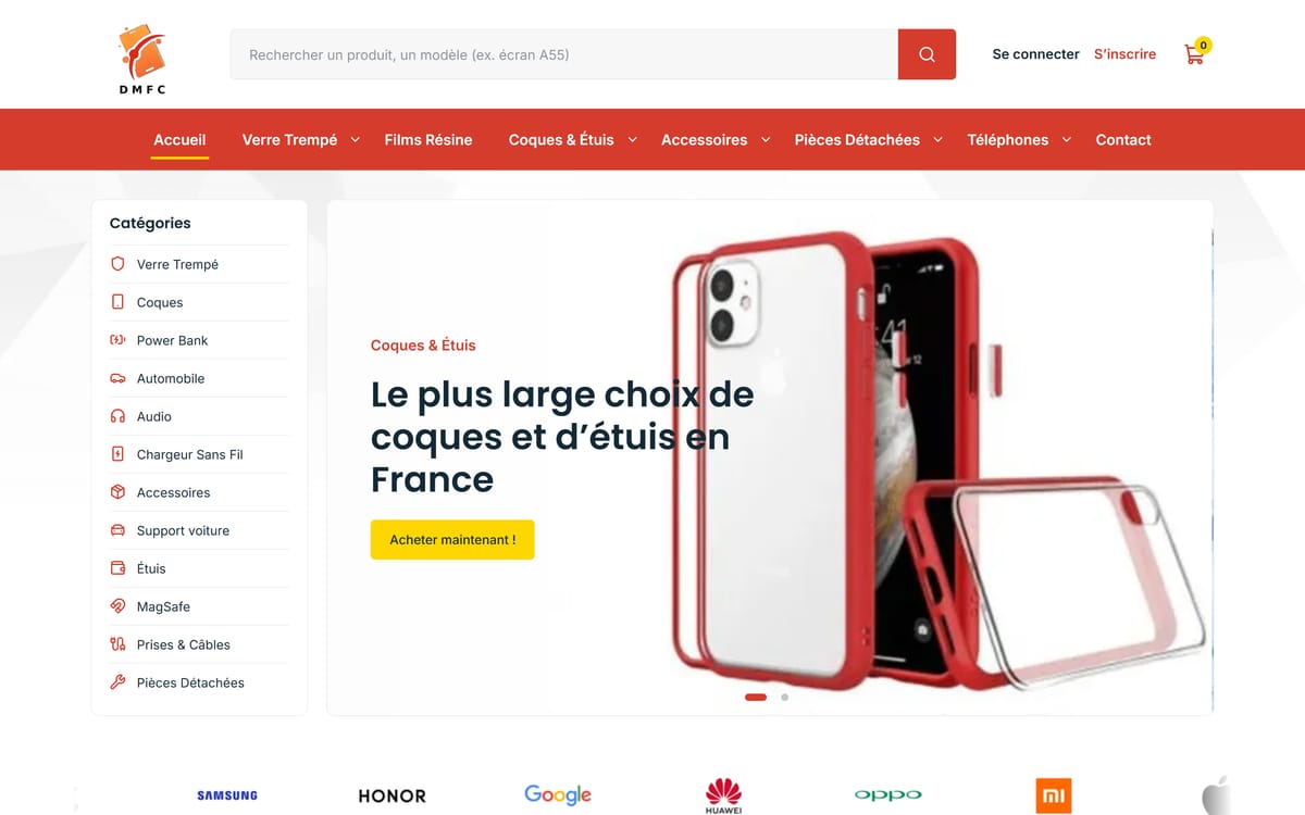 DMFC — Plateforme B2B