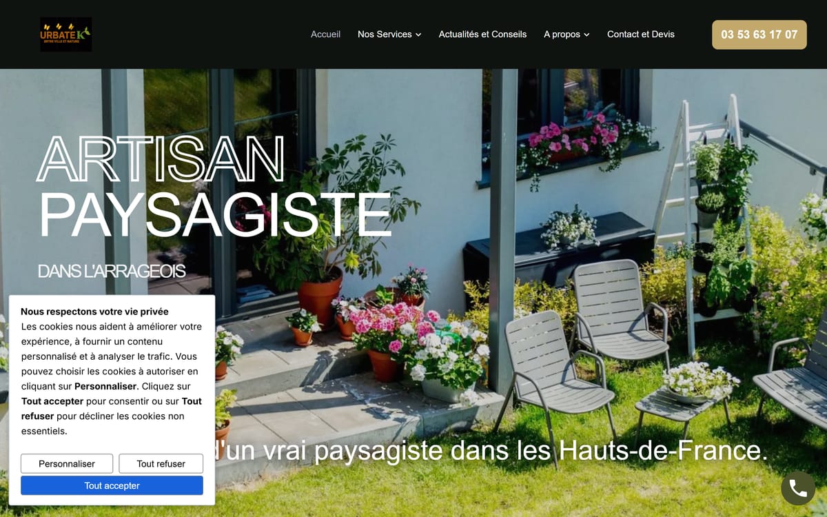 URBATEK Agencement — Référencement local
